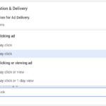 Screen okna, kde během nastavování reklam vybíráte optimalizaci.