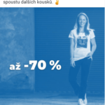 ukázka výprodejové reklamy pro Snowboard Zezula