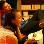 Zaměstnanci v bujarém veselí